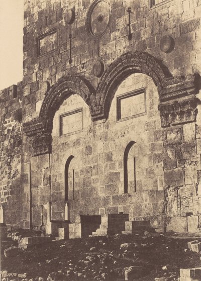 Jerusalem. Temple Enclosure. Golden Gate by Auguste Salzmann